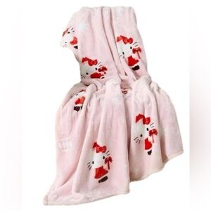 NWT Hello Kitty Holiday Silk Touch Throw W - 60 “ x L - 70 “